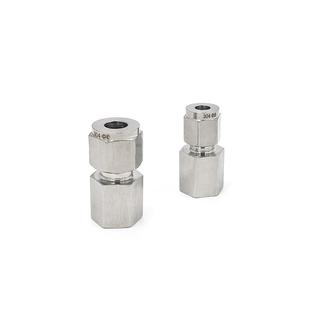 1.5 8Mm压力表接头公制螺纹套圈 304不锈钢内线套圈直通M14