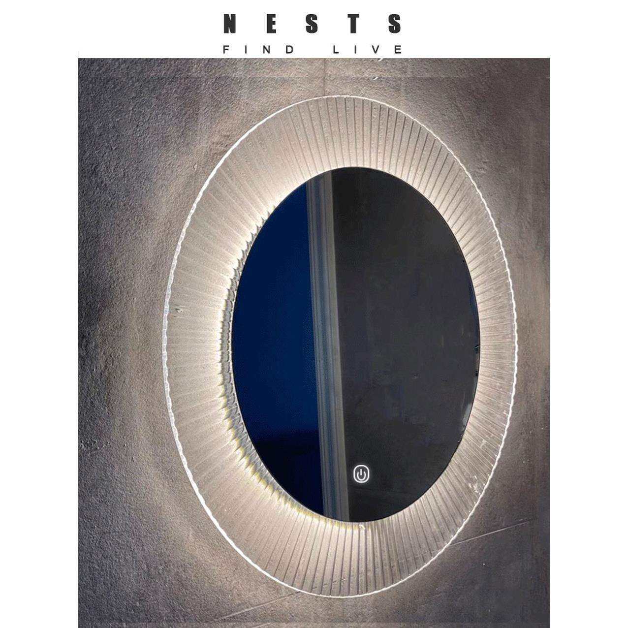 北欧挂墙式灯带浴室镜子客厅创意化妆镜圆形亚克力壁挂装饰梳妆镜,鲜花速递/花卉仿真/绿植园艺,割草机/草坪机,淘宝优惠券,粉丝福利购,淘宝优惠卷