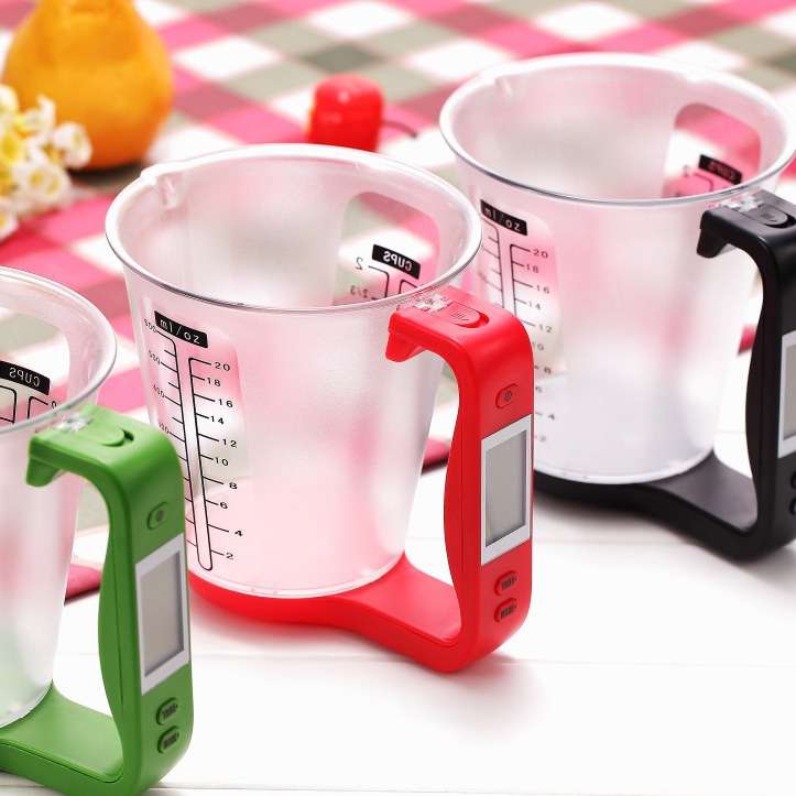 新品厨房 电子量杯 多功能厨房电子量杯 厨房秤 膳食秤