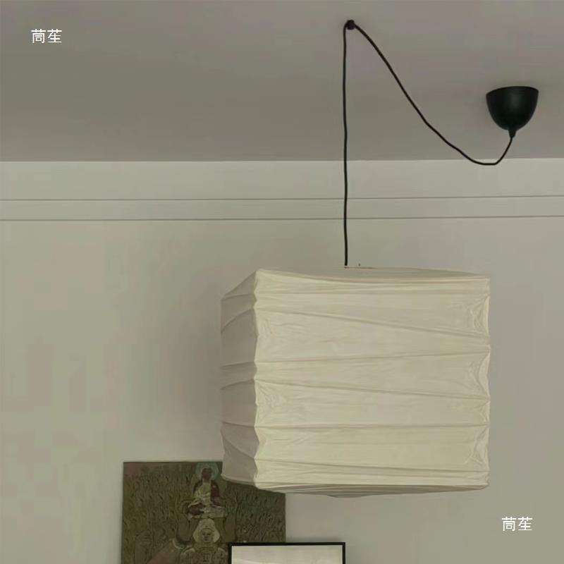【多款】 复古Akari野口勇中古日式诧寂风宣纸吊灯圆形方形长吊灯