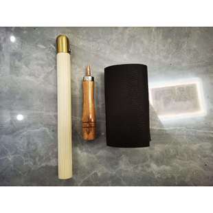 手工造20mm打制石器工具套装敲击铜锤黑曜石器制作灌铅锤三件套