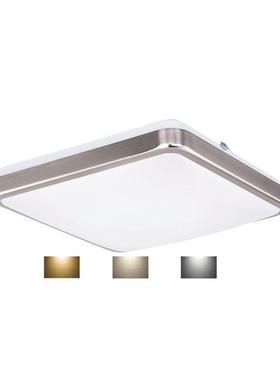 现代简约LED方形吸顶灯CPI80/90防潮三色温室内书房客厅卧室灯