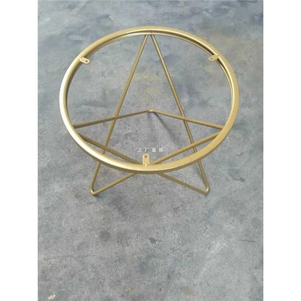 A8L定 制桌架支架铁艺桌腿玻璃支架岩板桌脚办公桌小茶几大理石圆