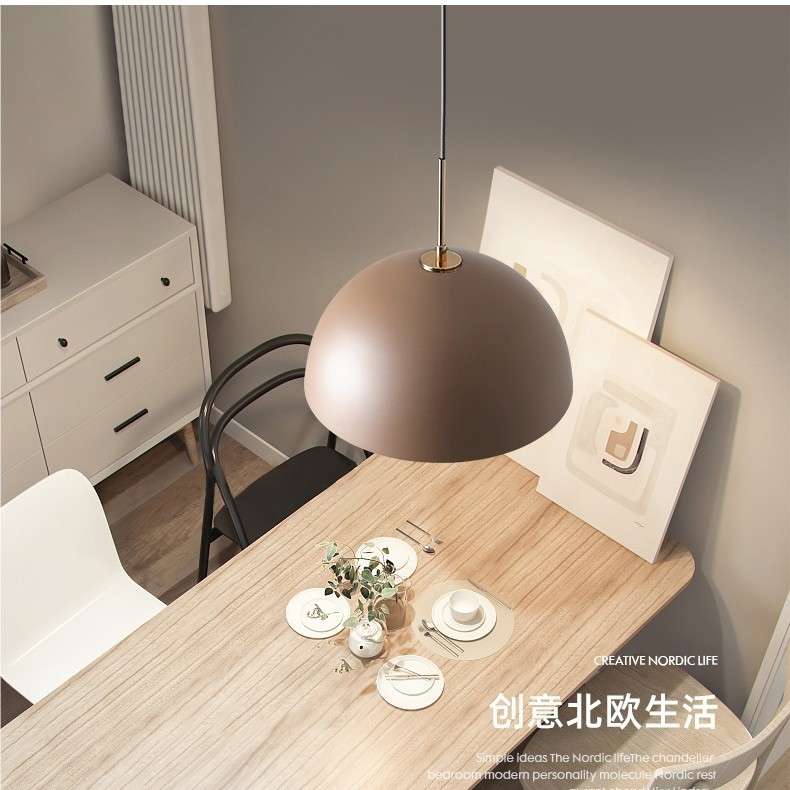 北欧吊灯餐厅灯三头现代简约餐桌吧台灯创意个性家用厨房饭厅灯具