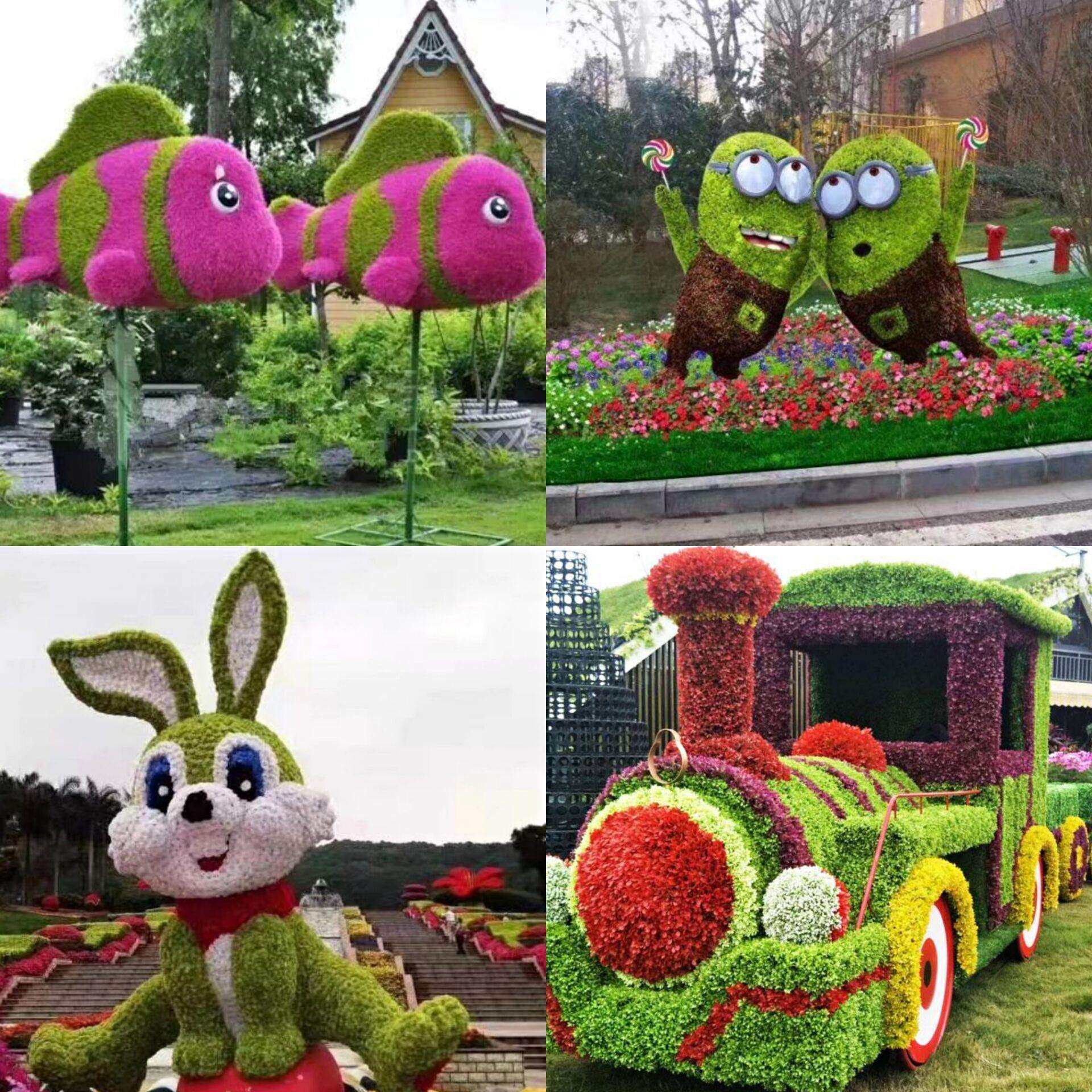 仿真绿雕景观小品植物工艺品绿植卡通动物广场雕塑摆件五色草造型,鲜花速递/花卉仿真/绿植园艺,割草机/草坪机,淘宝优惠券,粉丝福利购,淘宝优惠卷