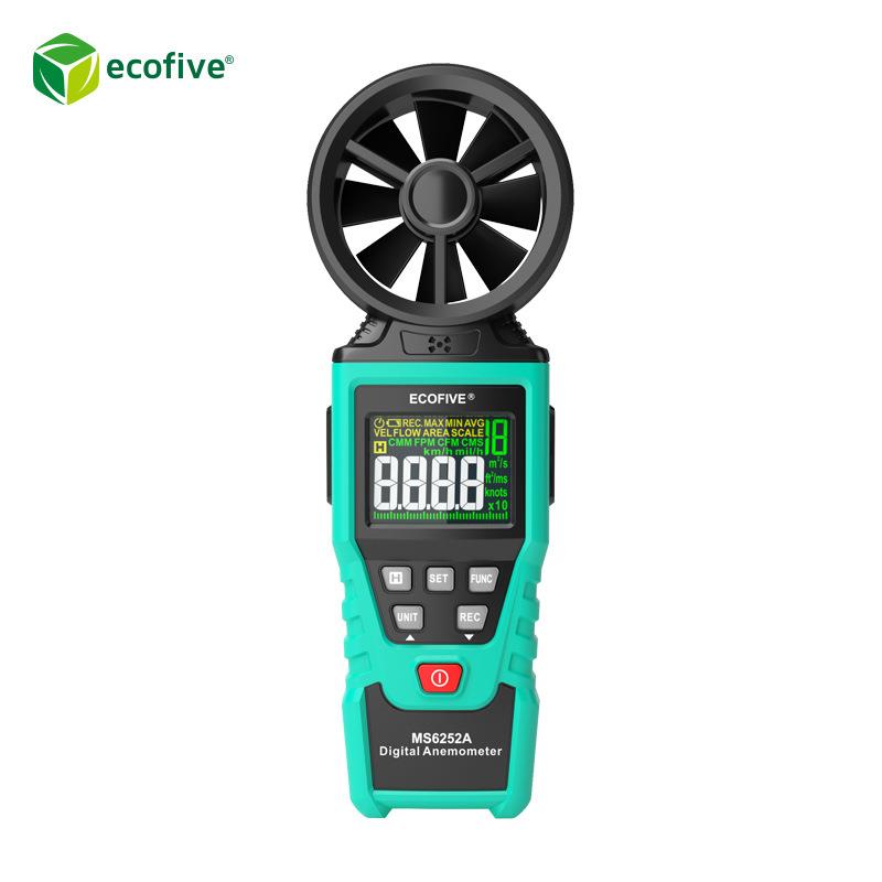 ecofive莱蘼 MS6252A叶轮式数字风速仪 MS6252B叶轮风速风量仪