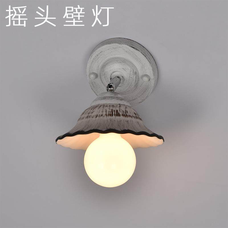 复古摇头壁灯陶瓷灯罩顶灯天花灯美式田园过道灯艺术灯led灯,鲜花速递/花卉仿真/绿植园艺,割草机/草坪机,淘宝优惠券,粉丝福利购,淘宝优惠卷