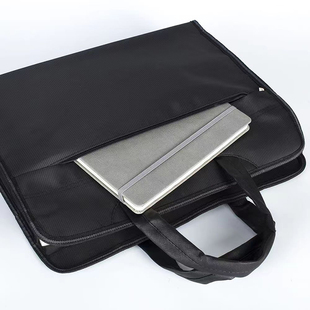 手提文件袋简约公文包牛津布便携务会议包男士大学生通勤笔记本包