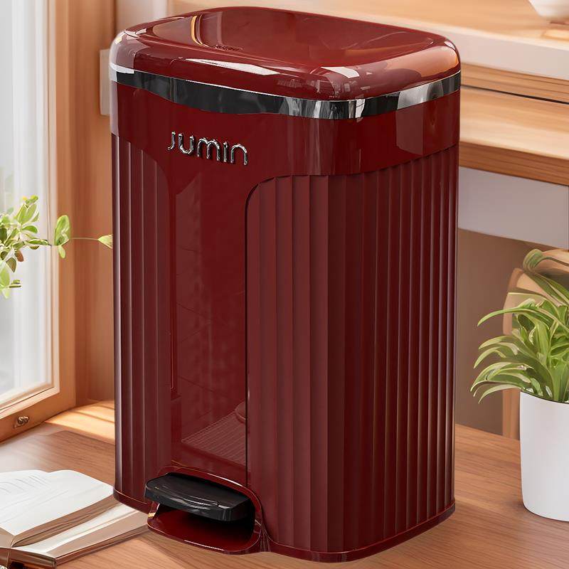 夹缝压圈带盖脚踩式纸篓客厅卧室厨房按压垃圾桶卫生间多尺寸选,农机/农具/农膜,播种栽苗器/地膜机,淘宝优惠券,粉丝福利购,淘宝优惠卷