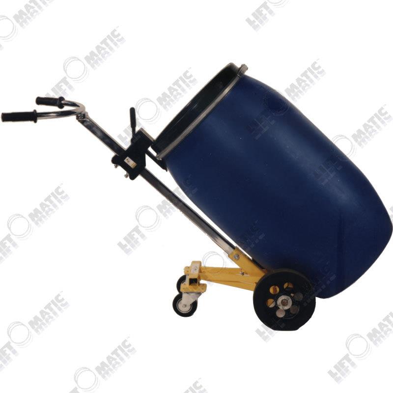 liftomatic武汉汉利HT10-4W-PNC特殊塑料桶油桶搬运手推车