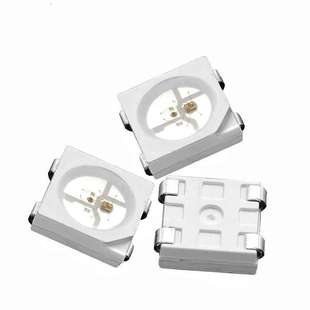 5050RGB幻彩内置IC四脚灯珠 WS2812贴片二极管单点单控幻彩灯珠