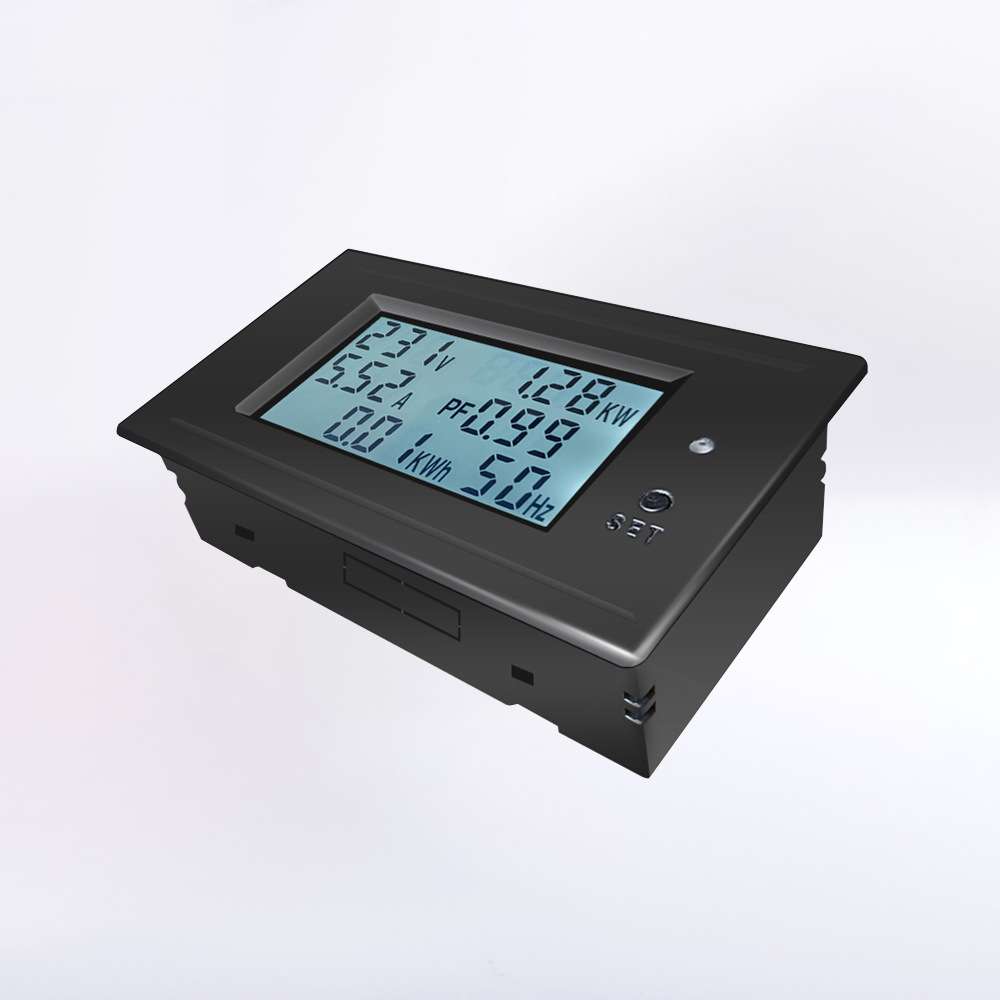 丰七20A/100A交流电压电流表功率电能耗表LCD液晶数显仪表万用表