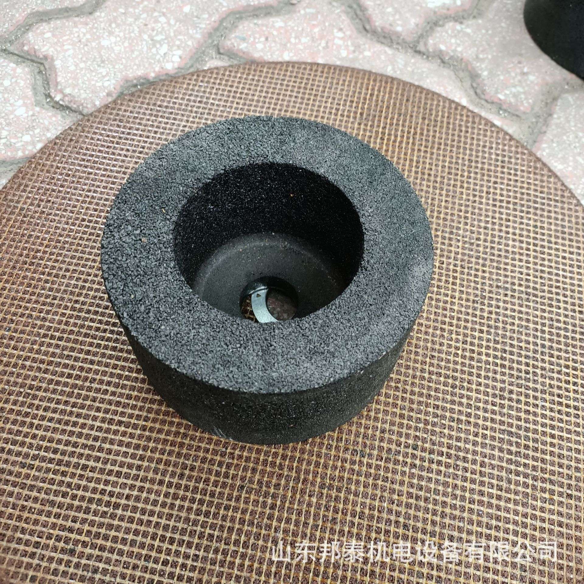 铁路轨道四孔砂轮片 中铁轨道砂轮机配件 M8螺孔杯型打磨砂轮