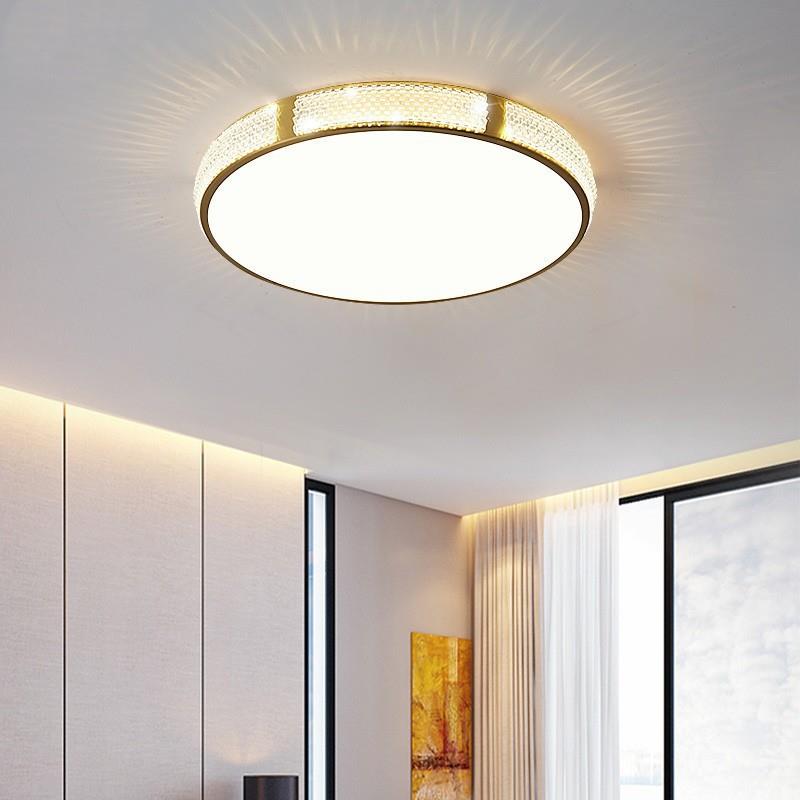 铜客厅吸顶灯现代简约卧室书房创意简约个性LED过道走廊阳台灯具