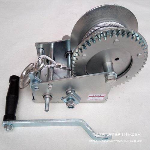 手摇绞盘钢丝绳自锁手动家用卷扬手摇小型提升机牵引吊机手动葫芦,农机/农具/农膜,播种栽苗器/地膜机,淘宝优惠券,粉丝福利购,淘宝优惠卷