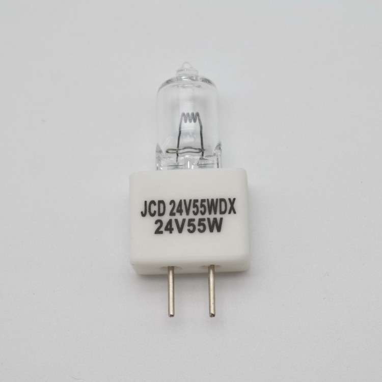 24V55W卤素灯珠JCD海上船泊用搜救艇ACR-6003探照灯泡JCD24V55WDX