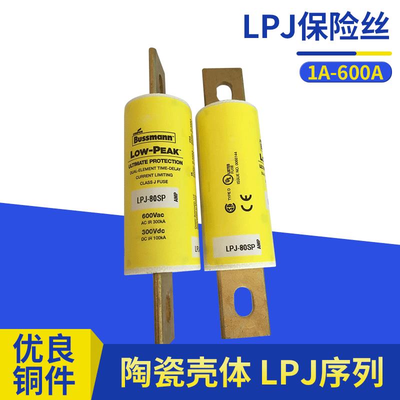 BUSSMANN保险丝熔断器 LPJ-15SP快速熔断器21*57mm管式熔断器15A