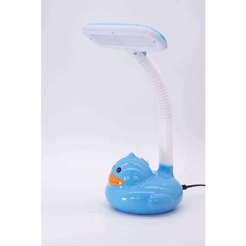可爱卡通鸭子带笔筒护眼台式学习台灯宿舍卧室充电LED台灯