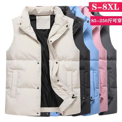 马甲2025羽绒棉男士外穿无袖坎肩外套女情侣无性别穿搭加厚保暖