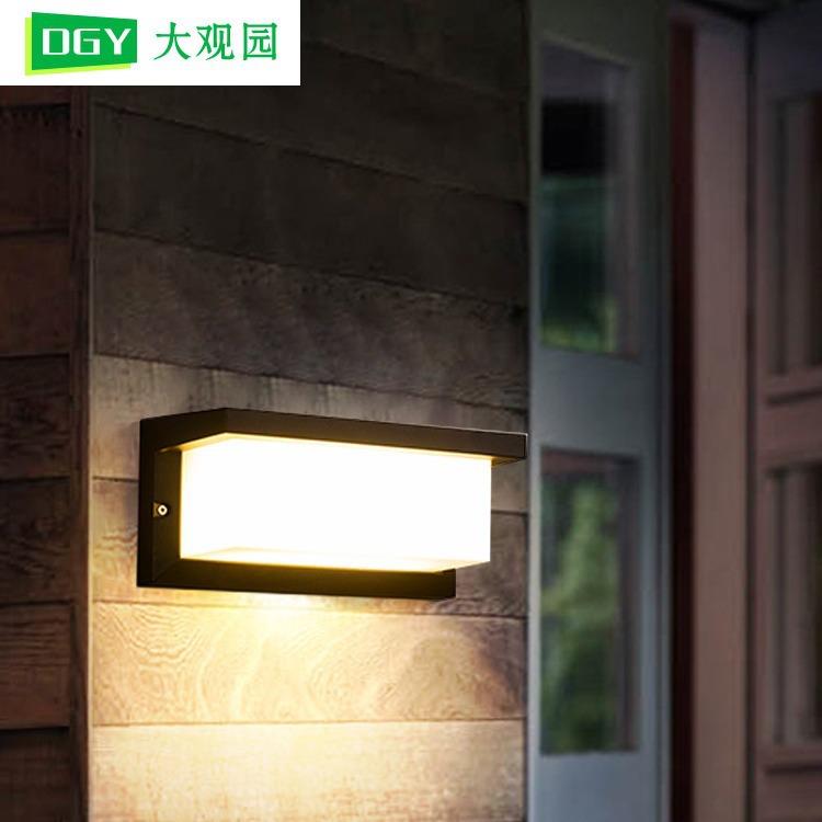 太阳能户外壁灯免接线室外防水墙壁灯感应灯免打孔别墅庭院灯378