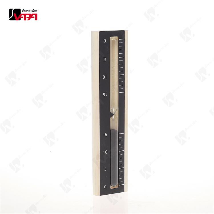 厂家直销新款豪华桑拿沙漏桑拿房配件计时器芬兰松材1-15分钟沙漏