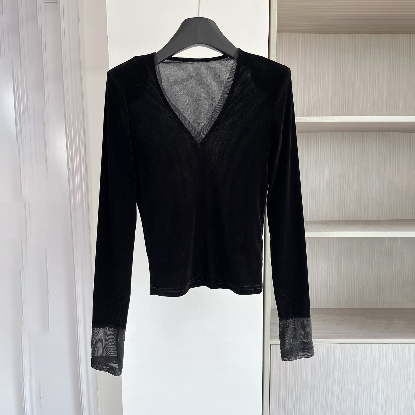 打底衣女内搭高级感可外穿特别漂亮掐腰上衣V领长袖超好看打底衫,女装/女士精品,T恤,淘宝优惠券,粉丝福利购,淘宝优惠卷