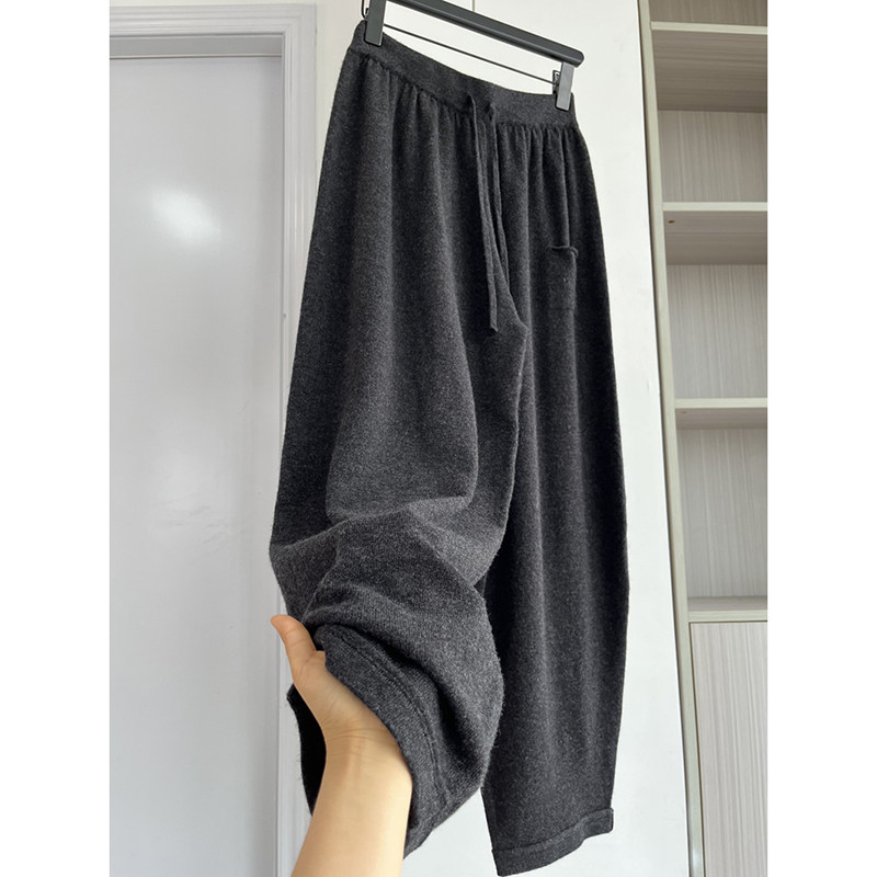 阔腿裤女2026春季新款今年流行爆款休闲羊毛裤深冬独特超好看裤子
