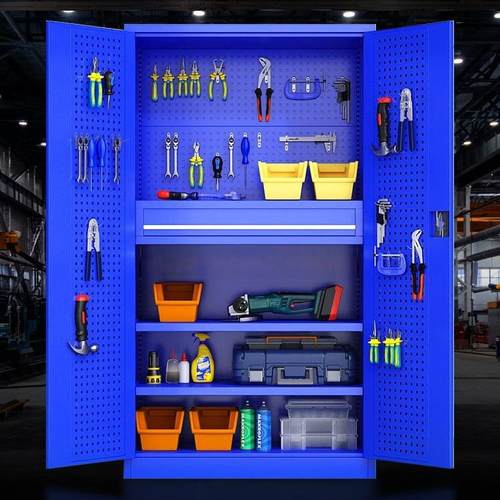 重型工具柜铁皮柜抽屉式储物柜带锁多功能车间汽修五金收纳零件