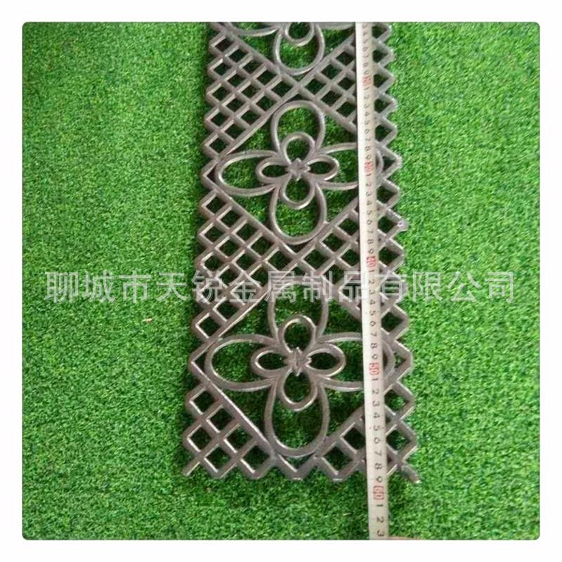 现货铁艺配件铸铁花可焊接大门楼梯花件装饰花锌钢欧式玛钢花