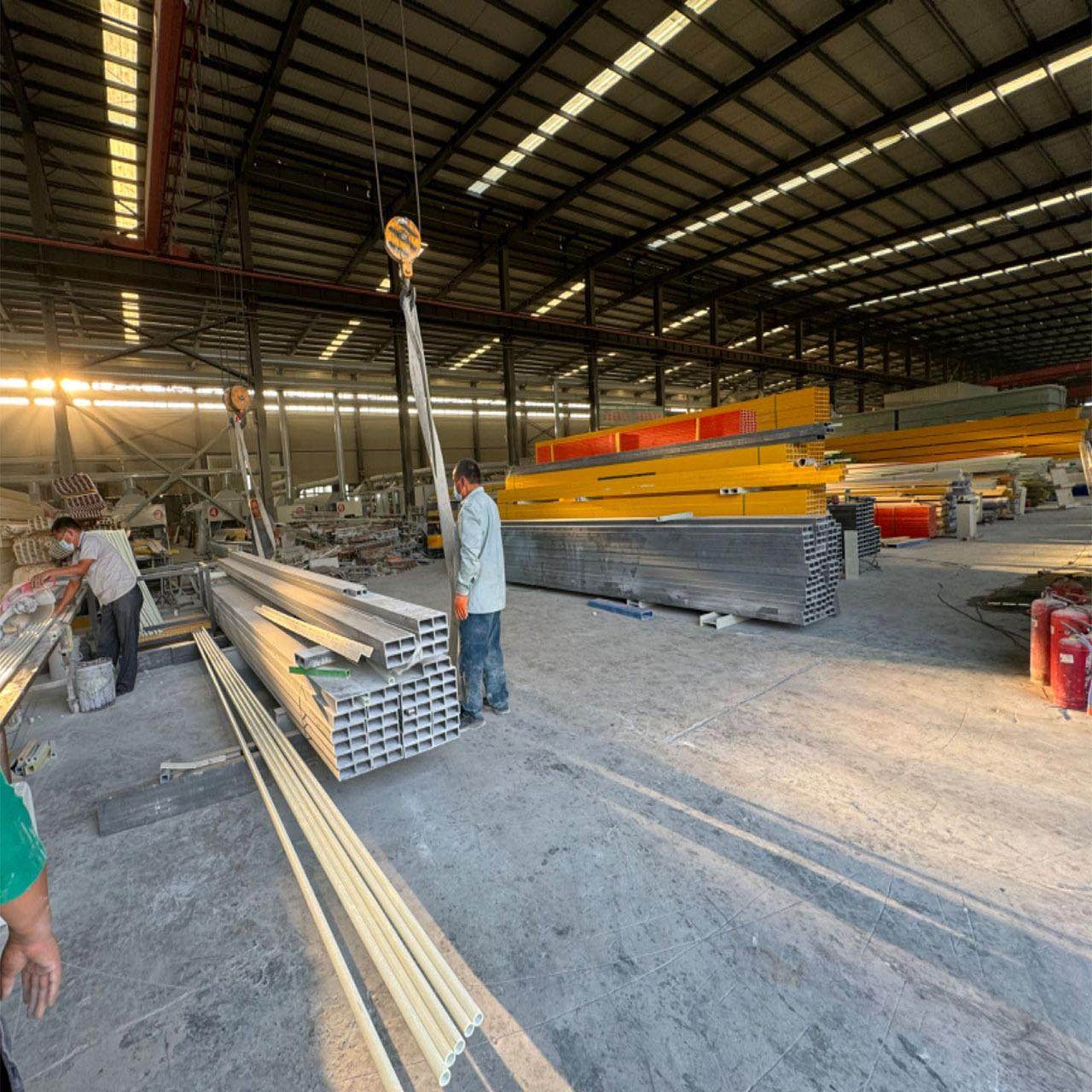 玻璃钢拉挤型材厂家无碱玻璃钢方管矩形FRP型材管 玻璃钢圆管