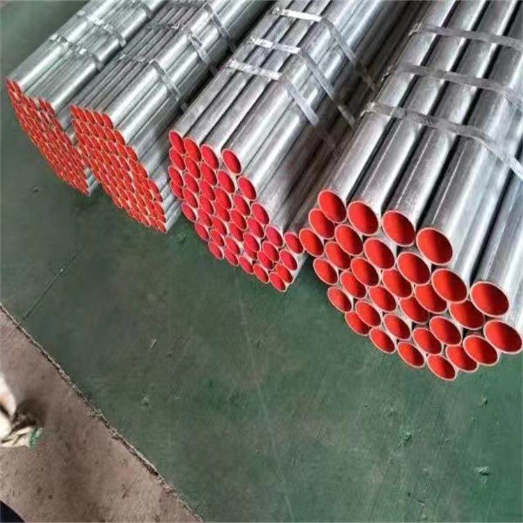 给水涂塑钢管沟槽衬塑钢管涂塑输水管道法兰内外涂塑管道厂家