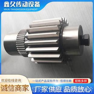 花轴标加工 不键锈非钢高精度硬齿面286齿轮轴 键花轴精密齿轮轴