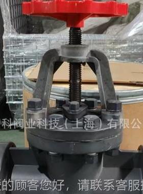 PP法兰式截止阀国标片化工管道衬氟膜52075单向P法兰截止阀DN50-D