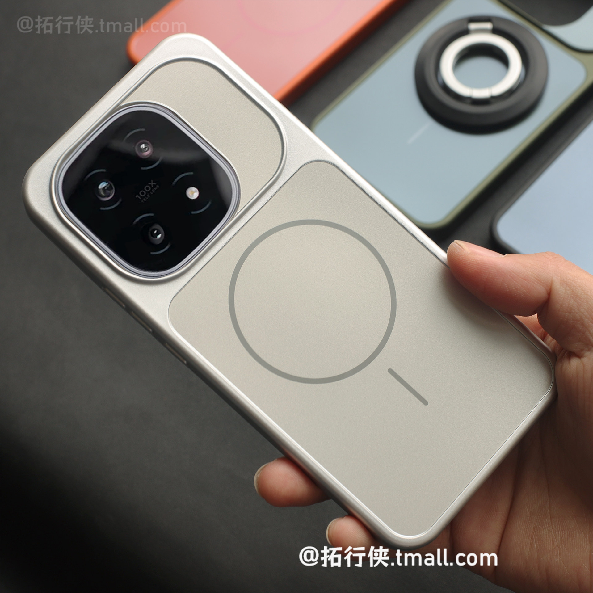 高级感银白色【康宁磨砂玻璃】适用iQOO15磁吸手机壳爱酷十五Magsafe无线充电保护套一加15电镀硬壳抗指纹15U