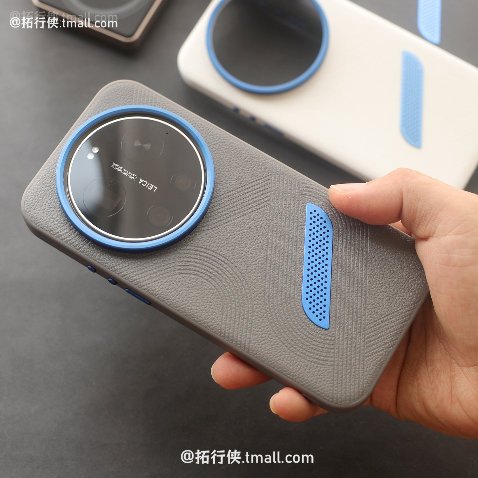 高级素皮纹理【防汗抗指纹】适用小米17Ultra手机壳17U莱卡版Xiaomi15ultra金属镜头保护套14Ultra创意散热孔