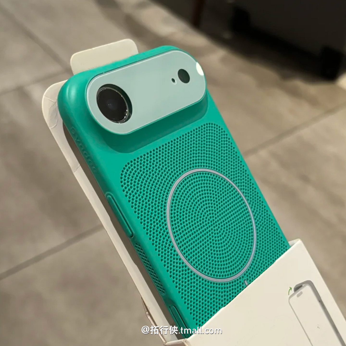 撞色细环磁吸散热手机壳适用iPhoneAir苹果Air保护壳超薄网孔防指纹16/15/14秒变17promax外壳镜头全包薄荷绿