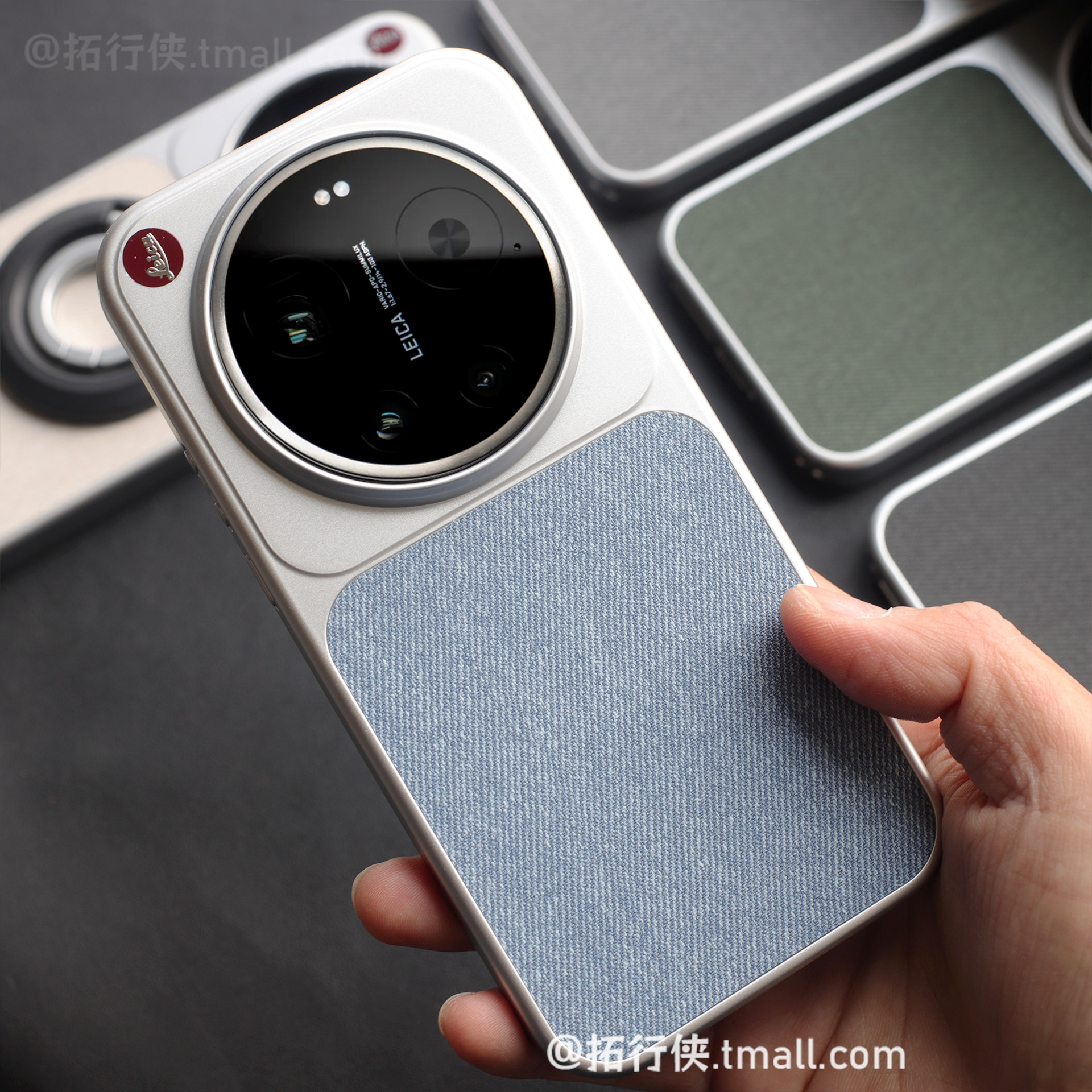 毛麻布纹拼接壳适用小米17Ultra带可乐标手机壳秒变17Ultra徕卡版保护套磁吸17Promax轻薄电镀全包硬壳防指纹