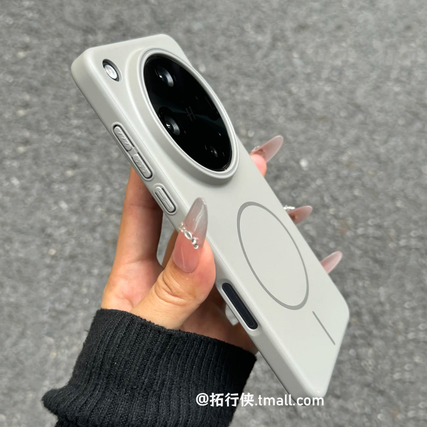 【超薄裸感】适用OPPOFindx9Ultra手机壳创意细环磁吸保护壳套X8Ultra极简钛灰色外壳X9Spro/X8S+/X7新款硬壳