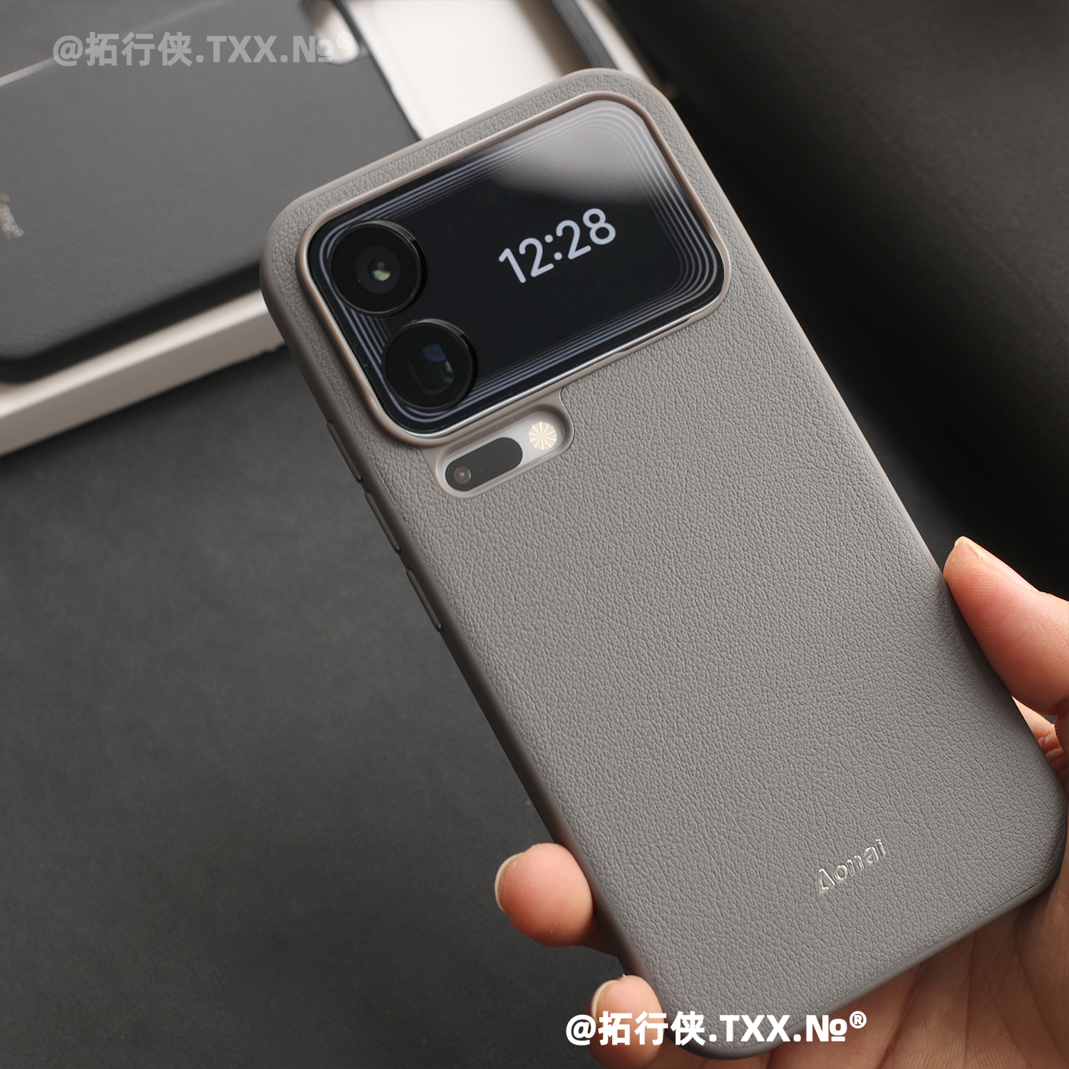 灰色！简约而不简单！高档皮纹17