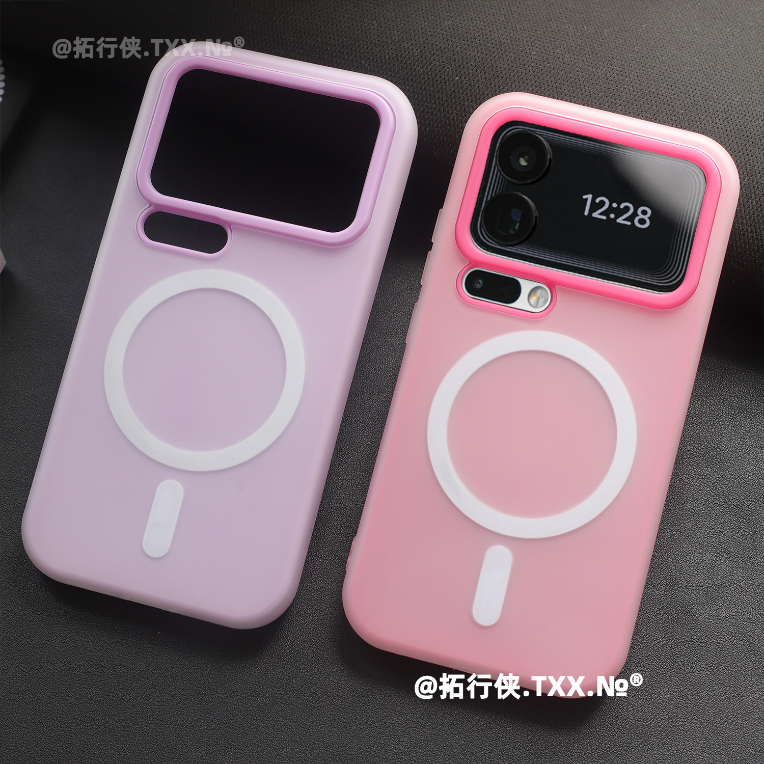 甜酷多巴胺ins风玫红色果冻二合一手机壳适用小米17pro/17Promax磁吸保护套Xiaomi15/14双层全包软胶防摔少女