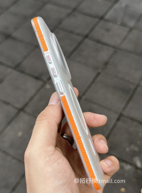 【超薄裸感】适用荣耀魔术7pro磁吸手机壳光栅瓦楞保护套Magic8/6p立体感硬壳300Pro橙色防滑纹Ultra半透白色