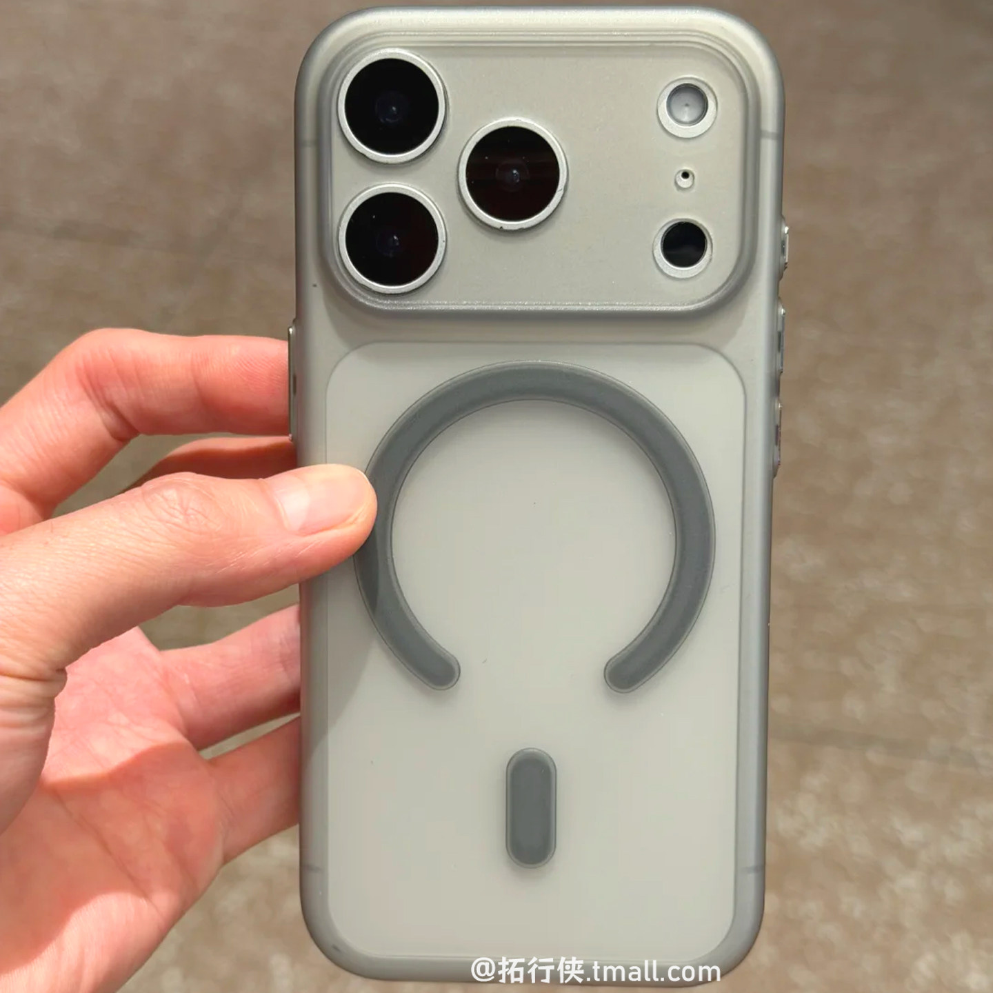 极简透灰色【拜耳tpu独立按键】适用iPhone17promax手机壳苹果17Magsafe强磁吸无线充电Air/16抗指纹15/14/13