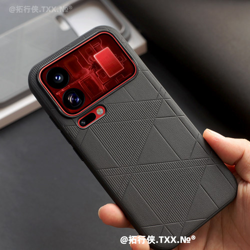商务黑色【肌理几何菱格纹】适用小米18pro手机壳高端皮革Xiaomi18ProMax保护壳新款17pro素皮防滑指纹软边男