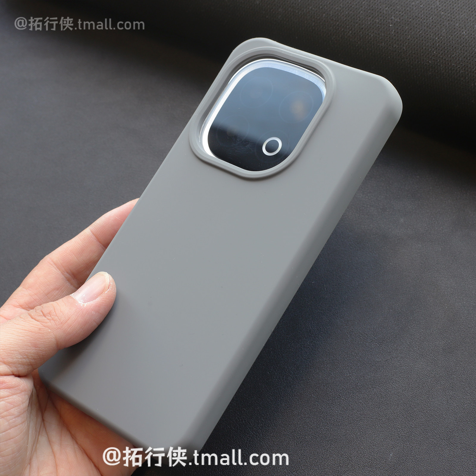 拓行侠适用iQOO15手机壳轻奢灰色真液态硅胶iqoo爱酷13/12软糯感Neo11/10/8保护套全包边Z9turbo+简约ins纯色