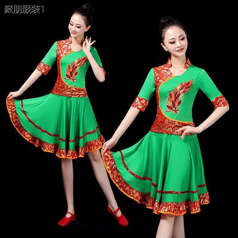 广场舞服装女夏季跳舞比