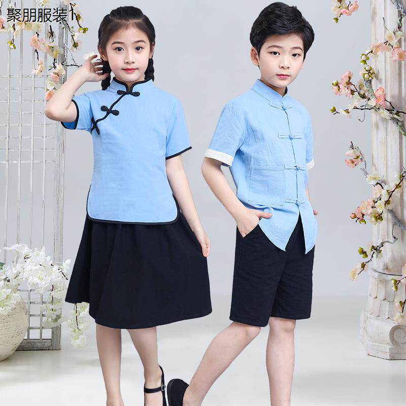 国学大合唱儿童演出服唐