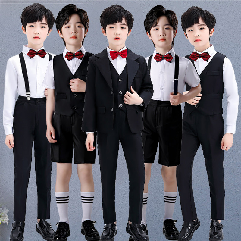 儿童西装套装男童礼服幼