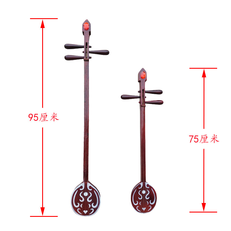 厂家直销道具六边鼔琴道具托布秀尔琴舞蹈琵琶大中小板胡