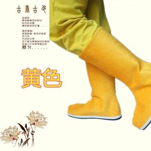 古代官兵布靴 婚鞋 古装 靴子表演出防滑底古风cos汉服戏曲男女中式