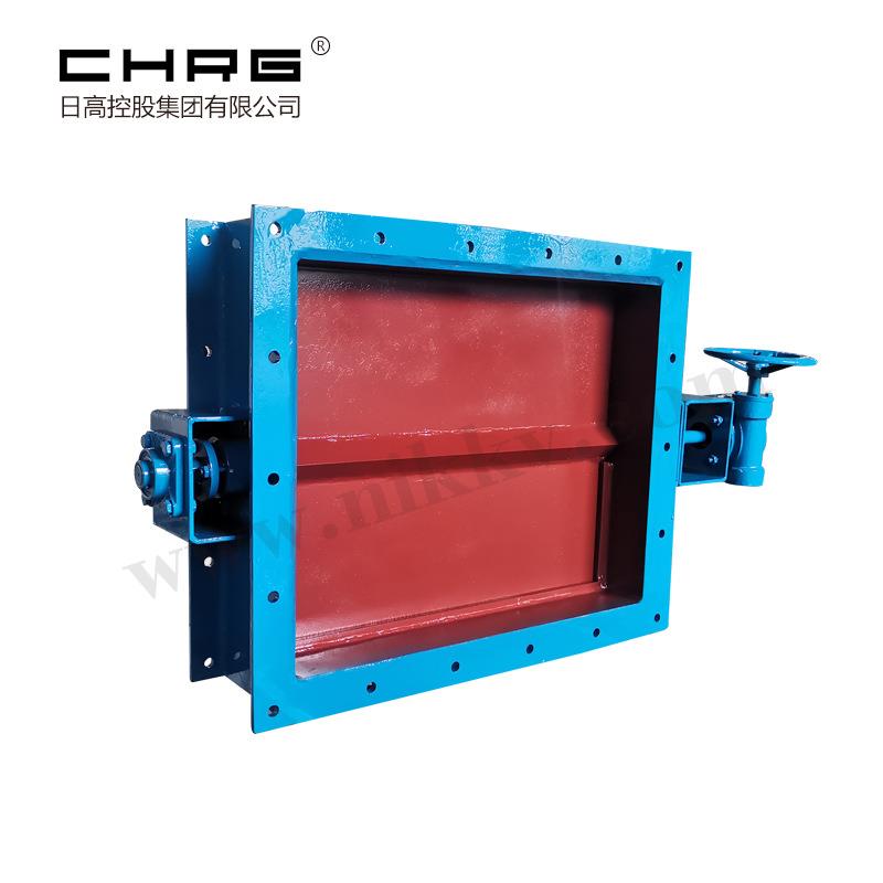 阀门厂家供应手动矩形蝶阀FSBD方型通风蝶阀矩形百叶式烟道蝶阀